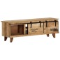 Mobile Porta TV 120x30x40 cm in Legno Massello di Mango Mobile Porta TV 120x30x40 cm in Legno Massello di Mango