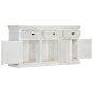 Credenza Bianca 140x40x74 cm in Legno Massello di Mango Credenza Bianca 140x40x74 cm in Legno Massello di Mango