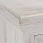 Credenza Bianca 140x40x74 cm in Legno Massello di Mango Credenza Bianca 140x40x74 cm in Legno Massello di Mango
