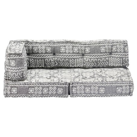 Pouf Grigio Chiaro in Tessuto