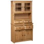 Credenza 93x40,5x180 cm in Legno Massello di Pino Panama Range Credenza 93x40,5x180 cm in Legno Massello di Pino Panama Range