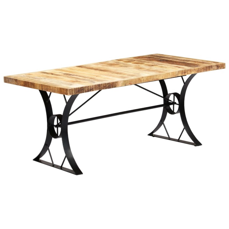 Tavolo da Pranzo 180x90x76 cm in Legno Massello di Mango Tavolo da Pranzo 180x90x76 cm in Legno Massello di Mango
