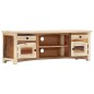 Mobile Porta TV 120x30x40 cm in Legno Massello di Recupero Mobile Porta TV 120x30x40 cm in Legno Massello di Recupero