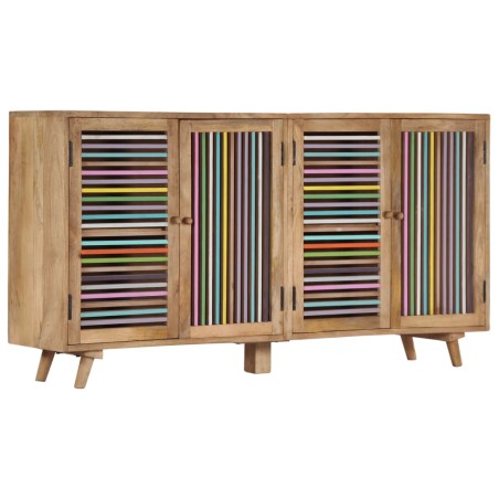 Credenza 150x30x75 cm in Legno Massello di Mango