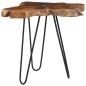 Tavolino da Caffè 70x45 cm Legno Massello Teak e Poliresina Tavolino da Caffè 70x45 cm Legno Massello Teak e Poliresina