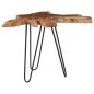 Tavolino da Caffè 70x45 cm Legno Massello Teak e Poliresina Tavolino da Caffè 70x45 cm Legno Massello Teak e Poliresina