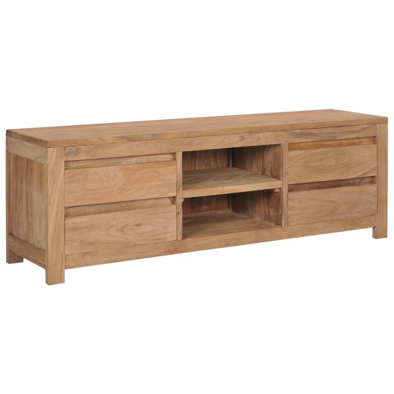 Mobile Porta TV 115x30x40 cm in Legno Massello di Teak Mobile Porta TV 115x30x40 cm in Legno Massello di Teak