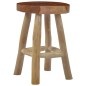 Sgabello Marrone in Legno di Teak Sgabello Marrone in Legno di Teak