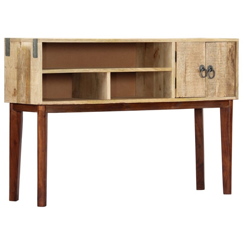 Tavolo Consolle 115x30x76 cm in Legno Massello di Mango Grezzo Tavolo Consolle 115x30x76 cm in Legno Massello di Mango Grezzo
