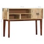 Tavolo Consolle 115x30x76 cm in Legno Massello di Mango Grezzo Tavolo Consolle 115x30x76 cm in Legno Massello di Mango Grezzo