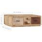 Tavolino da Salotto 90x60x30 cm in Legno Massello di Mango Tavolino da Salotto 90x60x30 cm in Legno Massello di Mango