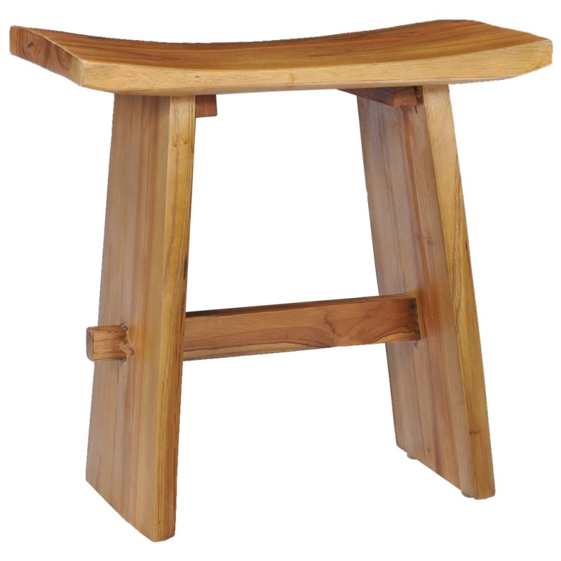vidaXL Sgabello in Legno Massello di Teak vidaXL Sgabello in Legno Massello di Teak