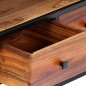 Mobile Porta TV 120x30x40 cm in Legno Massello di Recupero Mobile Porta TV 120x30x40 cm in Legno Massello di Recupero