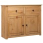 Credenza 93x40x80 cm in Legno Massello di Pino Panama Range Credenza 93x40x80 cm in Legno Massello di Pino Panama Range