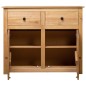 Credenza 93x40x80 cm in Legno Massello di Pino Panama Range Credenza 93x40x80 cm in Legno Massello di Pino Panama Range