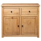Credenza 93x40x80 cm in Legno Massello di Pino Panama Range Credenza 93x40x80 cm in Legno Massello di Pino Panama Range
