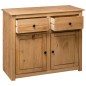 Credenza 93x40x80 cm in Legno Massello di Pino Panama Range Credenza 93x40x80 cm in Legno Massello di Pino Panama Range