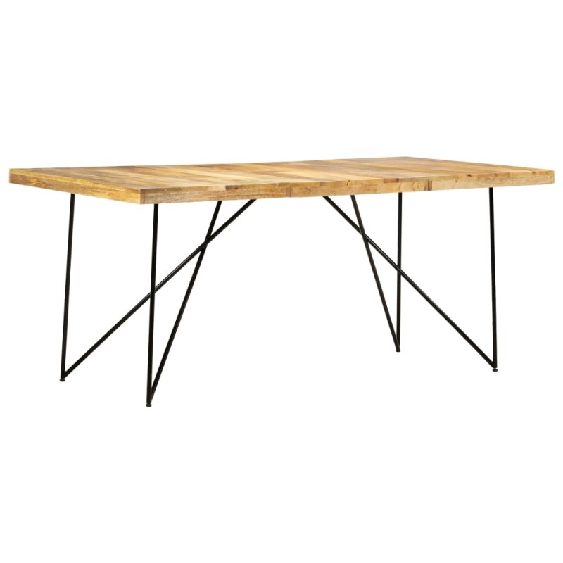 Tavolo da Pranzo 180x90x76 cm in Legno Massello di Mango Tavolo da Pranzo 180x90x76 cm in Legno Massello di Mango