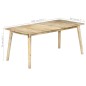 Tavolo da Pranzo 180x90x76 cm in Legno Massello di Mango Tavolo da Pranzo 180x90x76 cm in Legno Massello di Mango