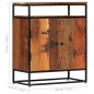 Credenza 60x35x76 cm in Legno Massello di Recupero e Acciaio Credenza 60x35x76 cm in Legno Massello di Recupero e Acciaio