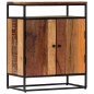 Credenza 60x35x76 cm in Legno Massello di Recupero e Acciaio Credenza 60x35x76 cm in Legno Massello di Recupero e Acciaio