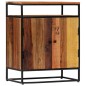 Credenza 60x35x76 cm in Legno Massello di Recupero e Acciaio Credenza 60x35x76 cm in Legno Massello di Recupero e Acciaio