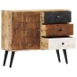 Credenza 88x30x73 cm in Legno Massello di Mango Credenza 88x30x73 cm in Legno Massello di Mango