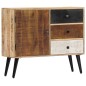 Credenza 88x30x73 cm in Legno Massello di Mango Credenza 88x30x73 cm in Legno Massello di Mango