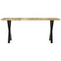 Tavolo da Pranzo 180x90x76 cm in Legno Massello di Mango