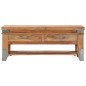 Tavolino da Caffè 110x52x45 cm in Legno Massello di Acacia