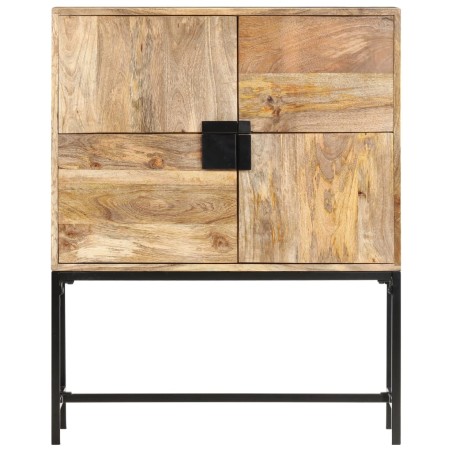 Credenza 80x30x100 cm in Legno Massello di Mango