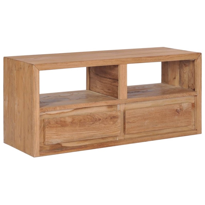 Mobile Porta TV 90x30x40 cm in Legno Massello di Teak Mobile Porta TV 90x30x40 cm in Legno Massello di Teak