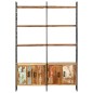 Libreria a 4 Livelli Legno Massello di Recupero 124x30x180 cm Libreria a 4 Livelli Legno Massello di Recupero 124x30x180 cm