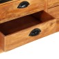 Libreria a 4 Ripiani 6 Cassetti 122x36x181cm Massello di Mango Libreria a 4 Ripiani 6 Cassetti 122x36x181cm Massello di Mango