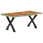 Tavolo da Pranzo 180x90x76 cm in Legno Massello di Recupero Tavolo da Pranzo 180x90x76 cm in Legno Massello di Recupero