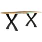 Tavolo da Pranzo 180x90x76 cm in Legno Massello di Recupero Tavolo da Pranzo 180x90x76 cm in Legno Massello di Recupero