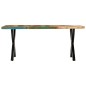 Tavolo da Pranzo 180x90x76 cm in Legno Massello di Recupero Tavolo da Pranzo 180x90x76 cm in Legno Massello di Recupero