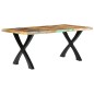Tavolo da Pranzo 180x90x76 cm in Legno Massello di Recupero Tavolo da Pranzo 180x90x76 cm in Legno Massello di Recupero