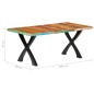 Tavolo da Pranzo 180x90x76 cm in Legno Massello di Recupero Tavolo da Pranzo 180x90x76 cm in Legno Massello di Recupero