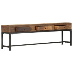 Mobile Porta TV 150x30x46 cm in Legno Massello di Recupero