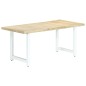 Tavolo da Pranzo 180x90x76 cm in Legno Massello di Mango Tavolo da Pranzo 180x90x76 cm in Legno Massello di Mango