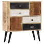 Credenza 70x30x78 cm in Legno Massello di Mango Credenza 70x30x78 cm in Legno Massello di Mango