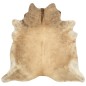 Tappeto in Vera Pelle Bovina 150x170 cm Beige Tappeto in Vera Pelle Bovina 150x170 cm Beige