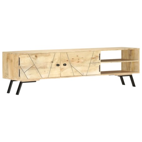 vidaXL Mobile Porta TV 140x30x40cm in Legno Massello di Mango
