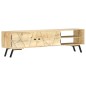 vidaXL Mobile Porta TV 140x30x40cm in Legno Massello di Mango vidaXL Mobile Porta TV 140x30x40cm in Legno Massello di Mango