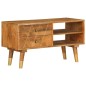 Mobile Porta TV 85x35x47 cm in Legno Massello di Mango Mobile Porta TV 85x35x47 cm in Legno Massello di Mango