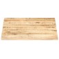 Piano Tavolo in Legno Massello di Mango 25-27 mm 70x70 cm Piano Tavolo in Legno Massello di Mango 25-27 mm 70x70 cm