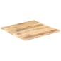 Piano Tavolo in Legno Massello di Mango 25-27 mm 70x70 cm Piano Tavolo in Legno Massello di Mango 25-27 mm 70x70 cm
