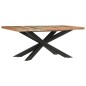 Tavolo da Pranzo 180x90x76 cm in Legno Massello di Recupero Tavolo da Pranzo 180x90x76 cm in Legno Massello di Recupero