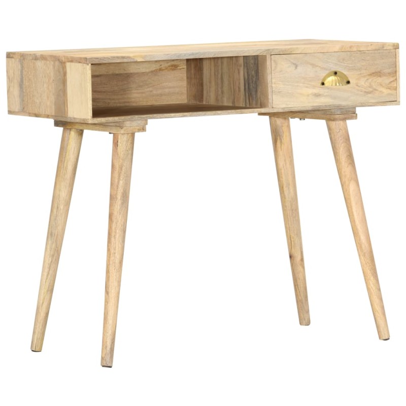 Tavolo Consolle 90x45x75 cm in Legno Massello di Mango Tavolo Consolle 90x45x75 cm in Legno Massello di Mango